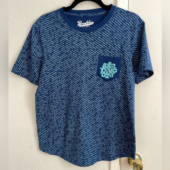 RARE Lollapalooza x Brooklyn Cloth Mfg. Co. Shirt 25 Year Anniversary US Size M - Picture 1 of 5